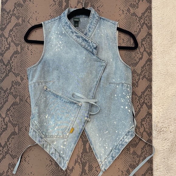 wild fable Tops - Wild Fable Blue Denim Vest